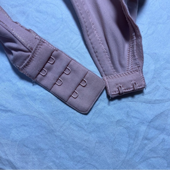 Soma Embraceable Push Up Lace Trim Pastel Pink with Black 34B Great Used Cond. - Picture 5 of 10